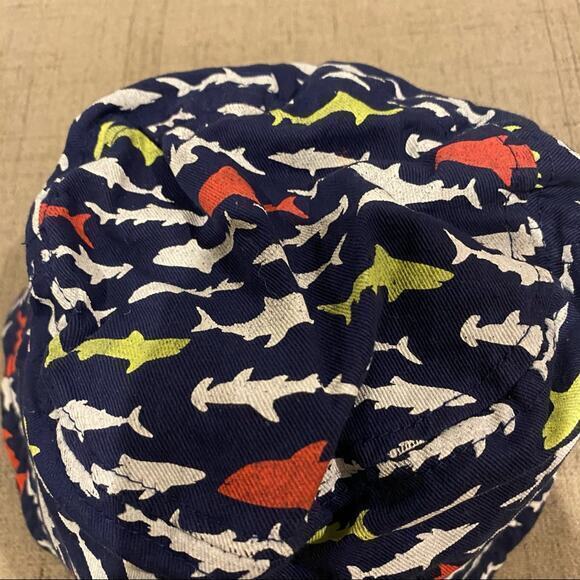 Shark Bucket Hat Baby Toddler Summer Sun Hat Ocean Sea Life Print - Picture 2 of 4